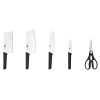 Набор ножей с подставкой Huo Hou Youth Edition Kitchen Stainless Steel Knife Set 6 в 1